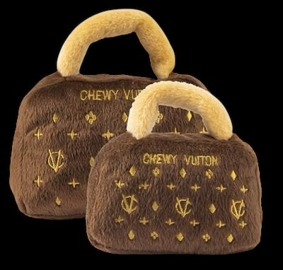 Classic Brown Chewy Vuiton Plush Toy (Small)