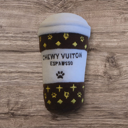 Classic Brown Chewy Vuiton Espawsso Plush Toy