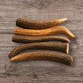Buffalo Freeze Dry elk antler chews, natural dog chew with a textured surface for chewing and play.