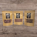 Large Beef Bundle of freeze-dried beef treats by Buffalo Freeze Dry, showcasing assorted cuts in a vacuum-sealed package.