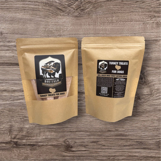 Buffalo Freeze Dry Freeze Dried Turkey Treats 1.5 oz Turkey Breast
