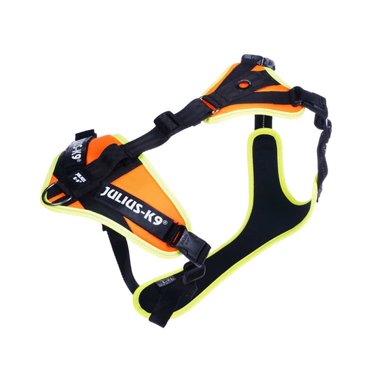 Herko LLC Mantrailing Harness L-XL / UV Orange With Neon Edge Julius-K9 Mantrailing Dog Harness